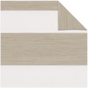 Kleurstaal Duo rolgordijn Gewoon raam 21082 Zand structuur