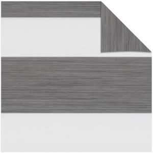 Kleurstaal Duo rolgordijn Gewoon raam 21077 Antraciet structuur